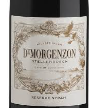 (image for) De Morgenzon Reseve Shiraz 2017